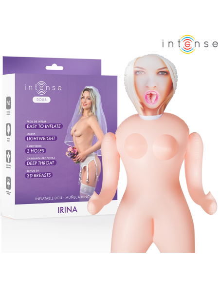 INTENSE DOLLS - IRINA INFLATABLE DOLL WITH THREE ORIFICES