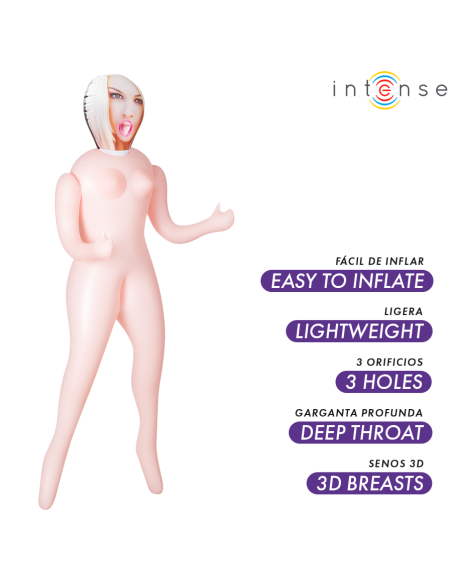 INTENSE DOLLS - IRINA INFLATABLE DOLL WITH THREE ORIFICES