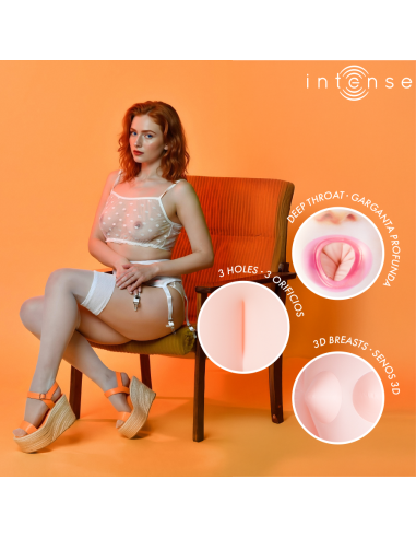 INTENSE DOLLS - SCARLETT INFLATABLE DOLL WITH THREE ORIFICES