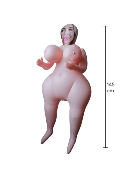 HIDDEN DESIRE - HEAVY HEATHER INFLATABLE DOLL 145 CM