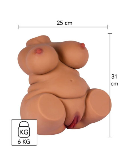 HIDDEN DESIRE - FAT FUCK QUEEN FEMALE MASTURBATOR TORSO 6 KG