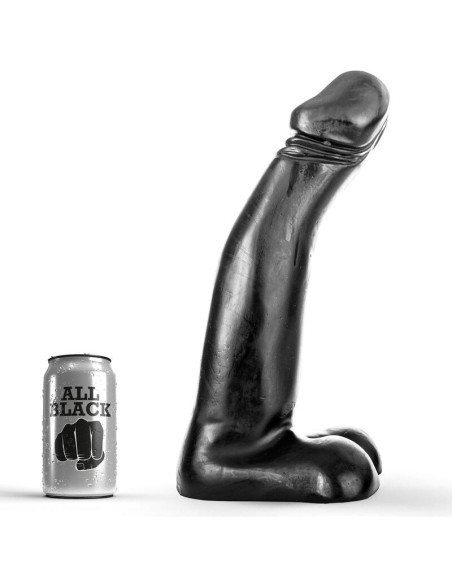 ALL BLACK - REALISTIC BLACK FISTING DILDO 29 CM