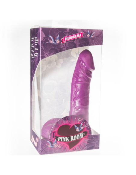 PINK ROOM - EBAN REALISTIC DILDO PURPLE 19 CM