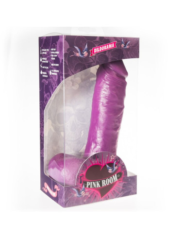 PINK ROOM - ANTON REALISTIC DILDO PURPLE 21.5 CM