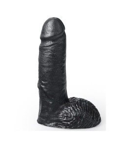 HUNG SYSTEM - REALISTIC DILDO BLACK COLOR CESAR 19 CM