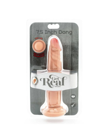 GET REAL - DUAL DENSITY DONG 19 CM SKIN