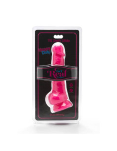 GET REAL - HAPPY DICKS 19 CM WITH BALLS PINK 2