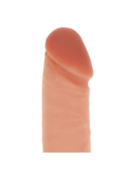 GET REAL - SILIKONINIS DILDO 20,5 CM SU KAMUOLIUKAIS ODOS FORMA