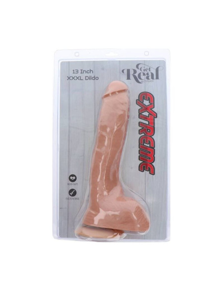 GET REAL - EXTREME XXXL DILDO 34 CM SKIN