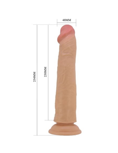 PRETTY LOVE – „Sharife“ realistiškas dildo, 25 cm, kūno apimtis