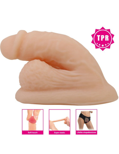 PRETTY LOVE - WILDON ULTRA REALISTIC AND ELASTIC DILDO 10 CM NATURAL