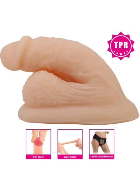 PRETTY LOVE - WILDON ULTRA REALISTIC AND ELASTIC DILDO 10 CM NATURAL