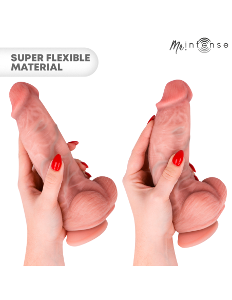 MR „INTENSE“ – VIDUTINIO DYDŽIO SPENCER SILIKONINIS DILDO 23 CM –Ø– 5,7 CM