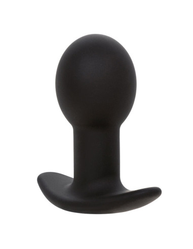 CALEXOTICS - ROCK BOTTOM ANAL PLUG 10 VIBRATIONS SILICONE BLACK