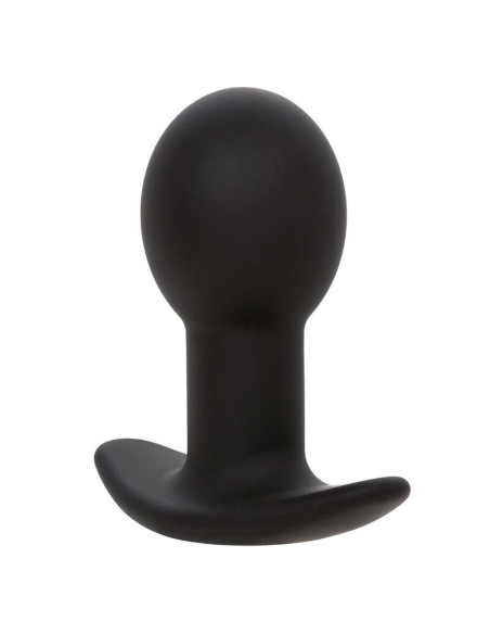 CALEXOTICS - ROCK BOTTOM ANAL PLUG 10 VIBRATIONS SILICONE BLACK