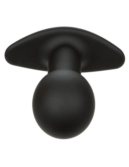 CALEXOTICS - ROCK BOTTOM ANAL PLUG 10 VIBRATIONS SILICONE BLACK