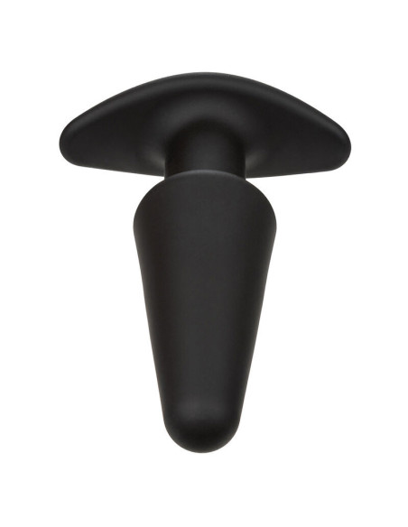 CALEXOTICS - ROCK BOTTOM TAPERED ANAL PLUG 10 VIBRACIONES SILICONE BLACK