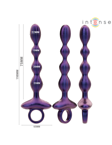 INTENSE - JACKIE VIBRATING ANAL PLUG MODEL 1 REMOTE CONTROL
