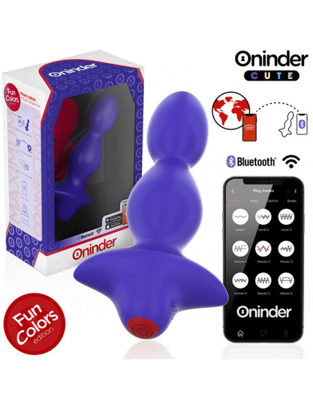 ONINDER CUTE - LOVE BUTT VIBRATING ANAL PLUG DILATOR - FREE WORLDWIDE APP
