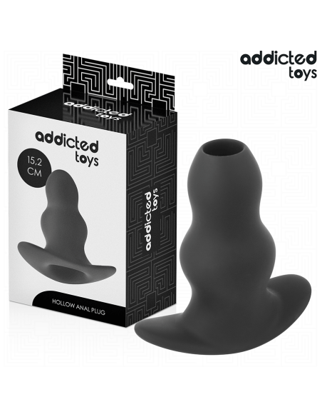 ADDICTED TOYS - HOLLOW ANAL PLUG SILICONE SIZE XXL 15.2 CM