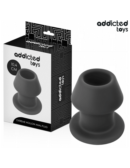 ADDICTED TOYS - EXTREME HOLLOW ANAL PLUG SILICONE SIZE L 10.4 CM