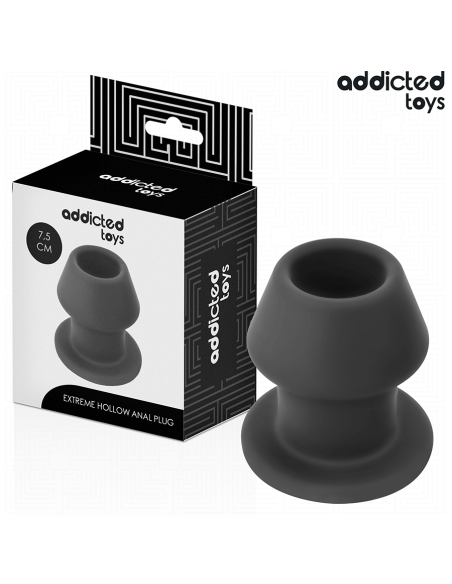 ADDICTED TOYS - YPATINGAI TUŠČIABUČIAS SILIKONINIS ANALINIS KAIŠTIS, S DYDIS 7,5 CM
