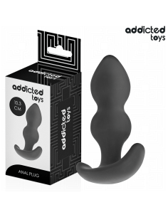 ADDICTED TOYS - SILIKONINIS ANALINIS KAIŠTIS, S DYDIS, 10,3 CM