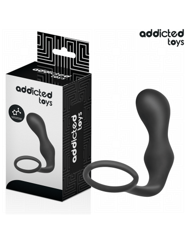 ADDICTED TOYS - ANAL PLUG WITH RING SILICONE MODEL 3