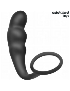 ADDICTED TOYS - ANAL PLUG WITH RING SILICONE MODEL 4