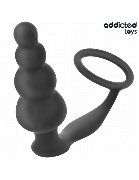 ADDICTED TOYS - ANALINIS KAIŠTIS SU ŽIEDU, SILIKONINIS, MODELIS 5