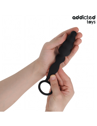 ADDICTED TOYS - ANAL PLUG WITH RING SILICONE MODEL 5