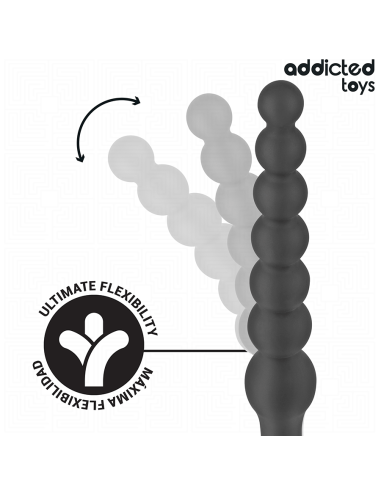 ADDICTED TOYS - DOUBLE ANAL MASSAGER SILICONE 24 CM