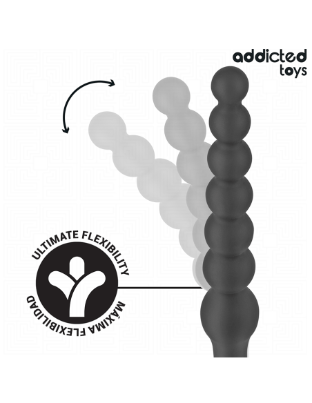 ADDICTED TOYS - DOUBLE ANAL MASSAGER SILICONE 24 CM