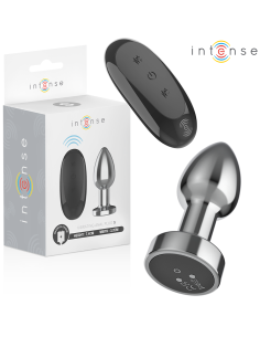 INTENSE - ANAL PLUG 10 VIBRATIONS METAL WITH REMOTE CONTROL S
