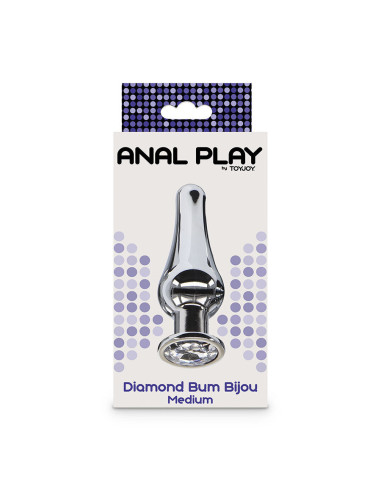 TOYJOY - ANAL PLAY DIAMOND BUM BIJOU MEDIUM ANAL PLUG