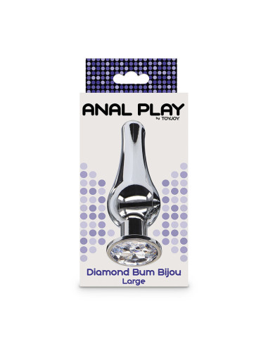 TOYJOY - ANALINIS ŽAIDIMAS DIAMOND BUM BIJOU DIDELIS ANALINIS KAIŠTIS