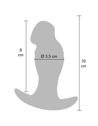 HIDDEN DESIRE - INFERNO REALISTIC BUTTPLUG 10 CM