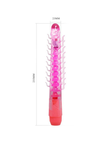 BAILE - FLEXI VIBE SENSUAL SPINE BENDABLE VIBRATING DILDO LILAC 23.5 CM