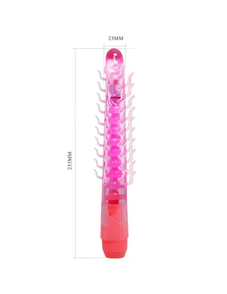 BAILE - FLEXI VIBE SENSUAL SPINE BENDABLE VIBRATING DILDO LILAC 23.5 CM