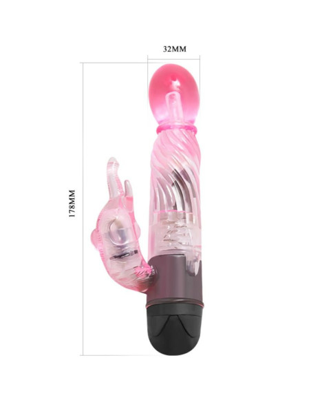 BAILE - GIVE YOU A KIND OF LOVER VIBRATOR WITH PINK RABBIT 10 MODES