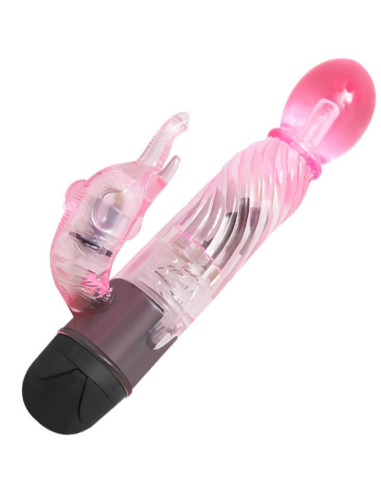BAILE - GIVE YOU A KIND OF LOVER VIBRATOR WITH PINK RABBIT 10 MODES