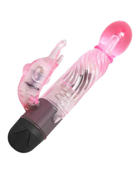 BAILE - GIVE YOU A KIND OF LOVER VIBRATOR WITH PINK RABBIT 10 MODES
