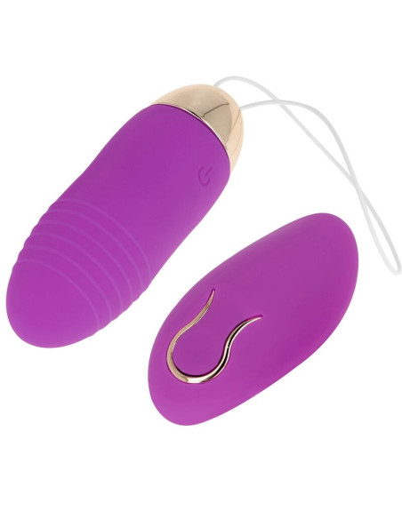 OHMAMA - REMOTE CONTROL VIBRATING EGG 10 SPEEDS PURPLE