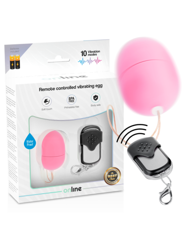 ONLINE - REMOTE CONTROL VIBRATING EGG S PINK