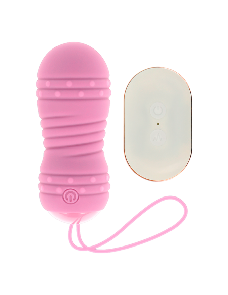 OHMAMA - REMOTE CONTROL EGG 7 MODES ROTATION PINK
