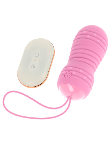 OHMAMA - REMOTE CONTROL EGG 7 MODES ROTATION PINK