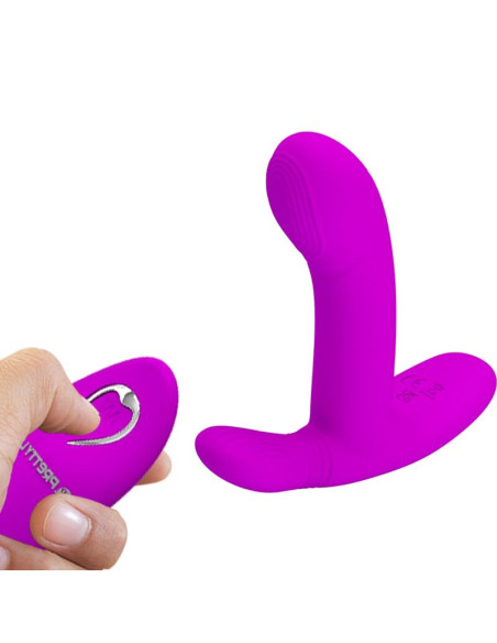 PRETTY LOVE - GERI CLITORIS MASSAGER PINK REMOTE CONTROL