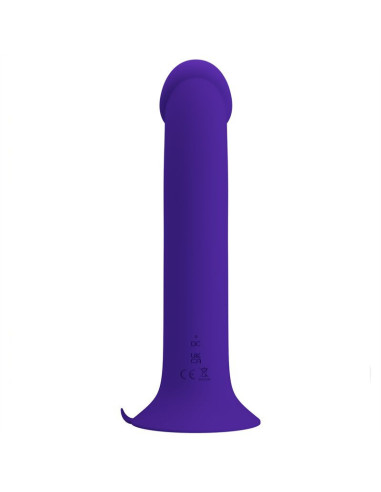 PRETTY LOVE - MURRAY YOUTH VIBRATING DILDO and RECHARGEABLE VIOLET