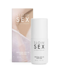 BIJOUX - LĖTO SEKSO SEKSUALINIS MASAŽINIS ALIEJUS SU CBD 30 ML