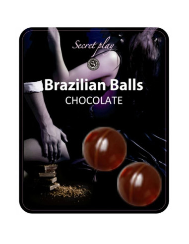 SECRETPLAY - 2 BRAZILIAN BALLS CHOCOLAT